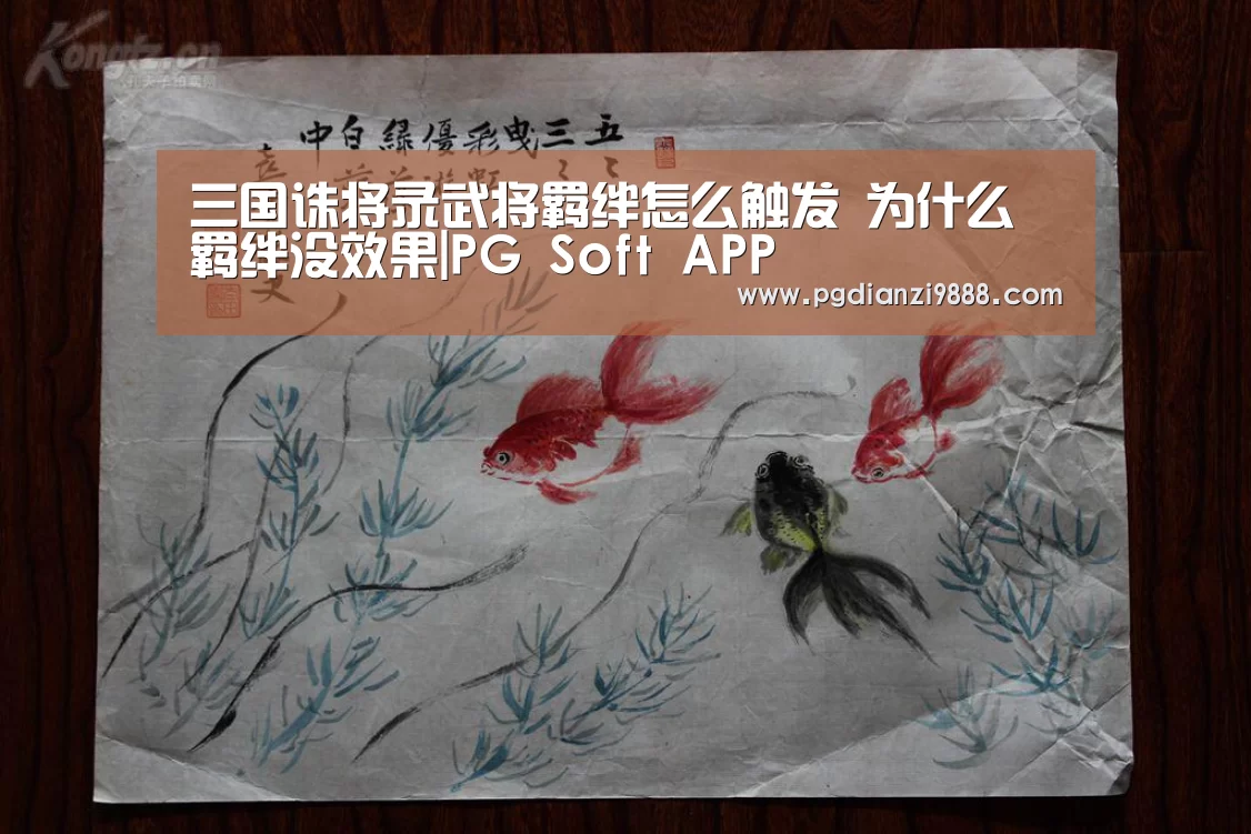 三国诛将录武将羁绊怎么触发 为什么羁绊没效果|PG Soft APP(图1) PG电子平台